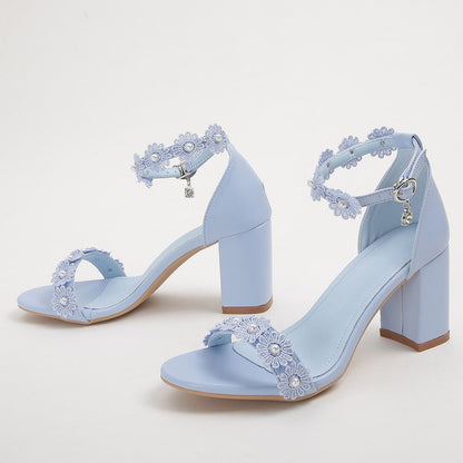 Funki Findz | Shoes | Women's Pretty Flower Wedding Sandals