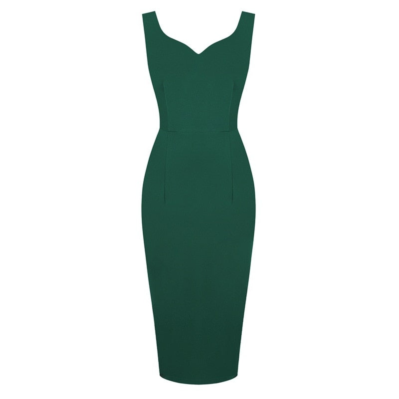 Funki Findz | Dresses | Women's Cocktail Party Slim Pencil Dress
