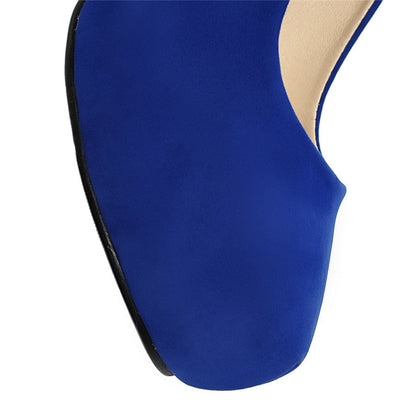 Funki Findz | Shoes | Women's Faux Suede High Chunky Heels