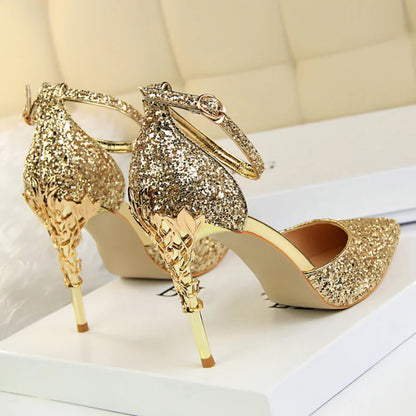 Funki Findz | Shoes | Women's Elegant Party Glitter Sandals