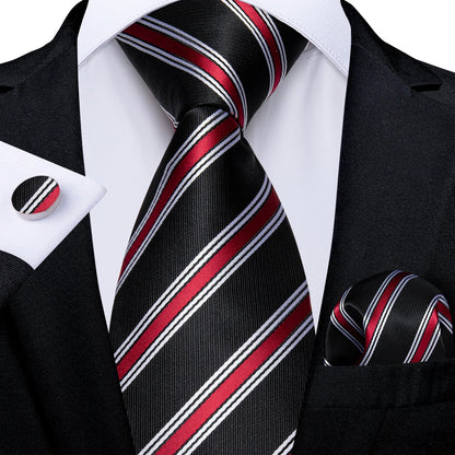 Funki Findz | Neckties | Men's Premium Fashion Silk 3Pcs Tie Set