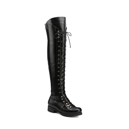 Funki Findz | Boots | Women's Leather Fleece Lace Up Boots