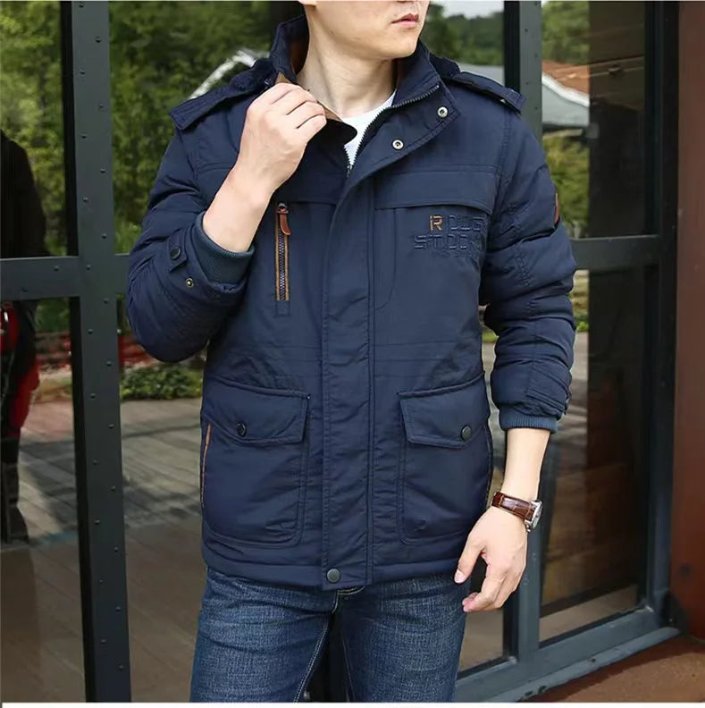 Funki Findz | Jackets | Men's Winter Hooded Windbreaker Parka
