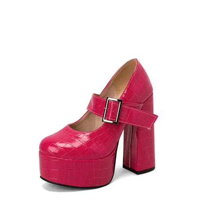 Funki Findz | Shoes | Women's Super-High Mary Jane Platforms