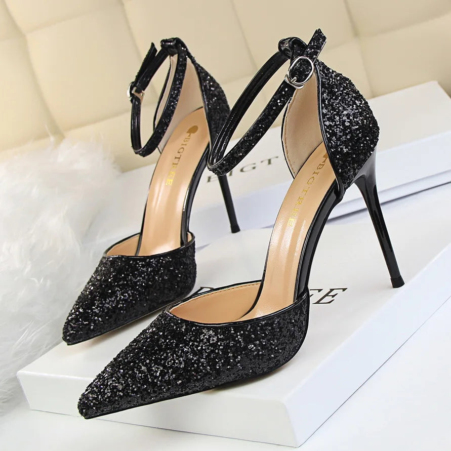 Funki Findz | Shoes | Women's Sparkly Glitter Wedding Sandals