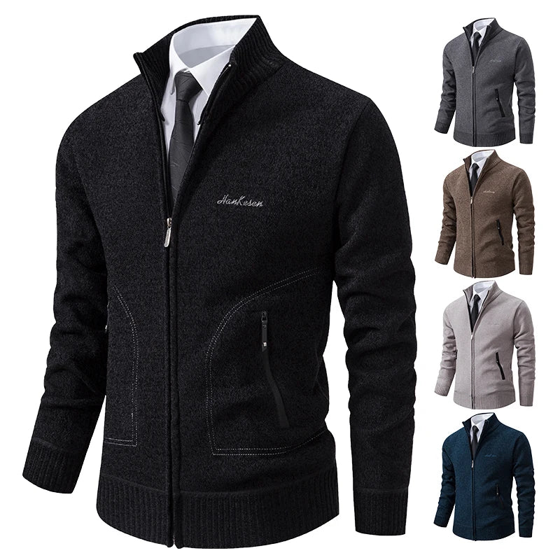 Funki Findz | Sweaters | Men's Casual Stand Up Collar Cardigans