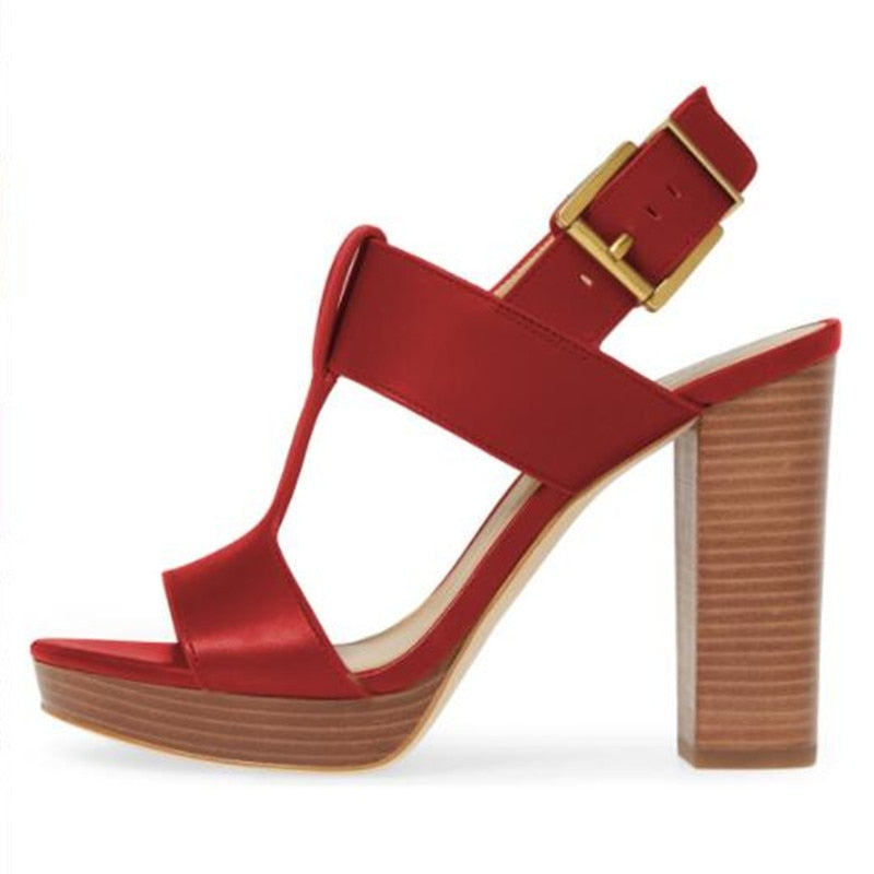 Funki Findz | Shoes | Women's Chunky High Heel Custom Sandals