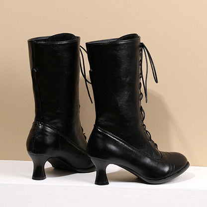 Funki Findz | Boots | Women's Victorian Style Lace Up Boots