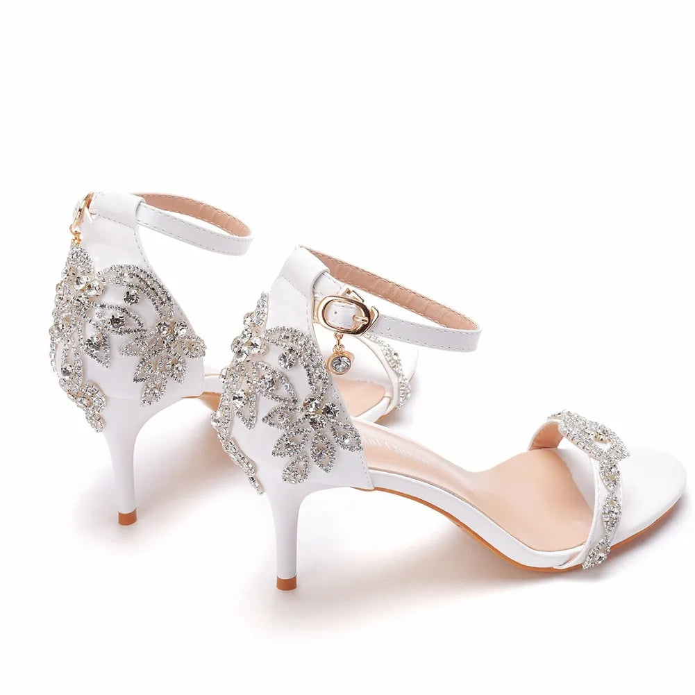 Funki Findz | Shoes | Women's Sweet Low Heel Beaded Sandals