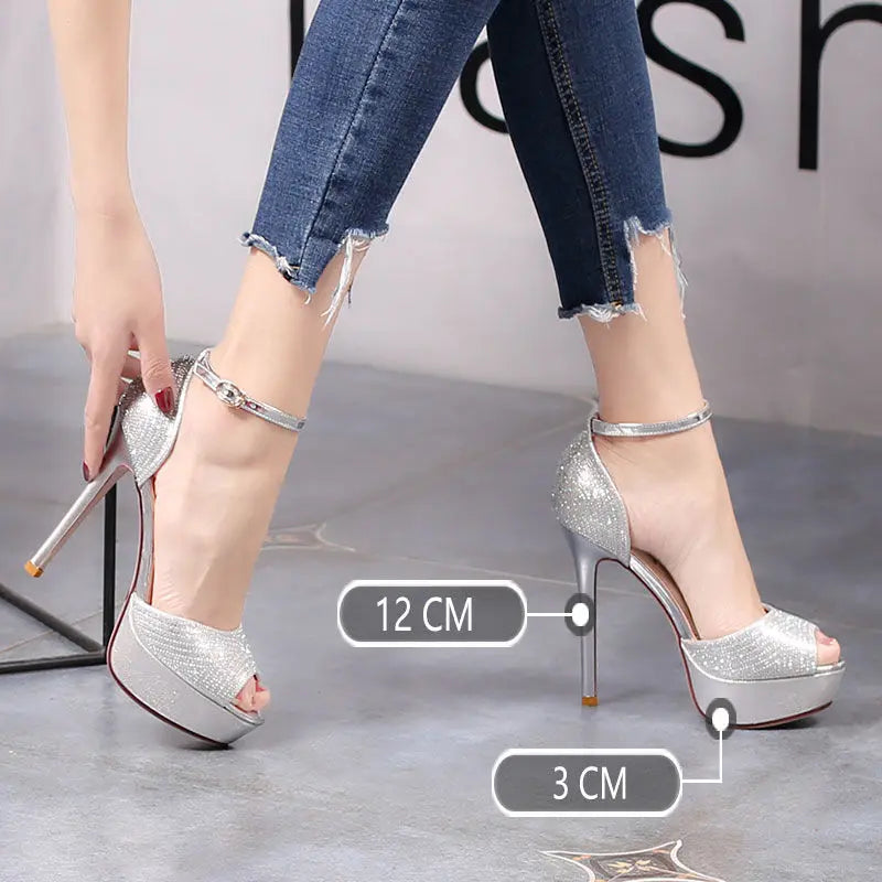 Funki Findz | Shoes | Women's Shimmery High Heel Stilettos