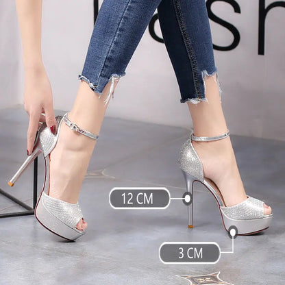 Funki Findz | Shoes | Women's Shimmery High Heel Stilettos