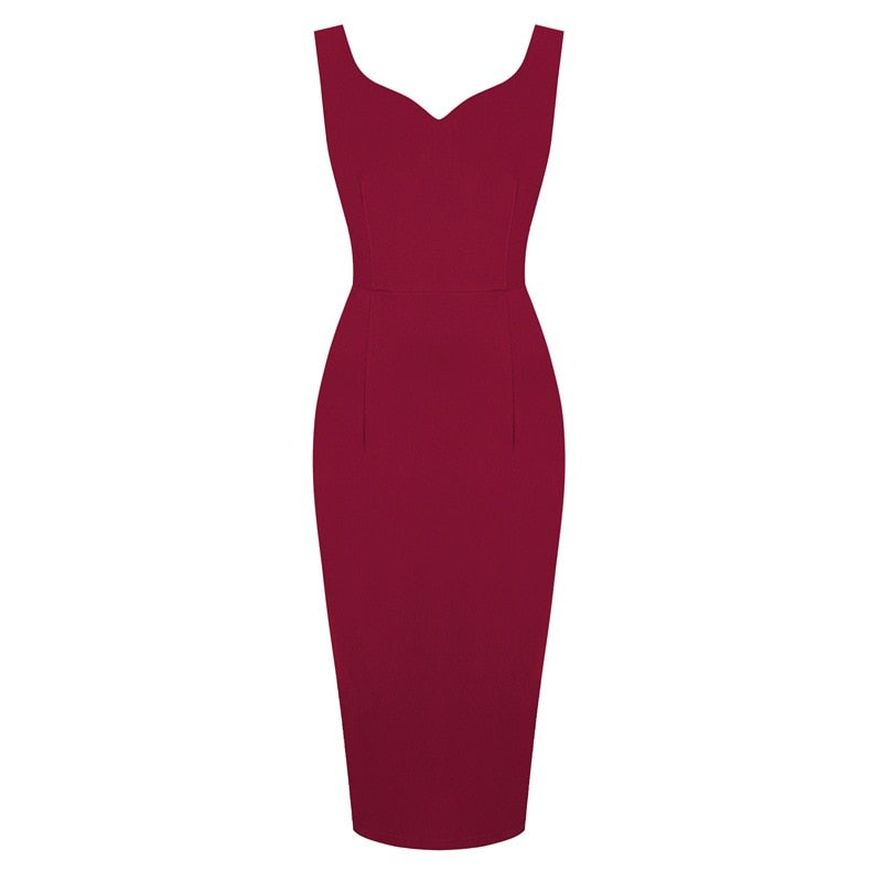 Funki Findz | Dresses | Women's Cocktail Party Slim Pencil Dress