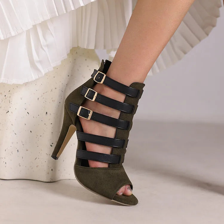 Funki Findz | Shoes | Women's Spike Heel Gladiator Sandals
