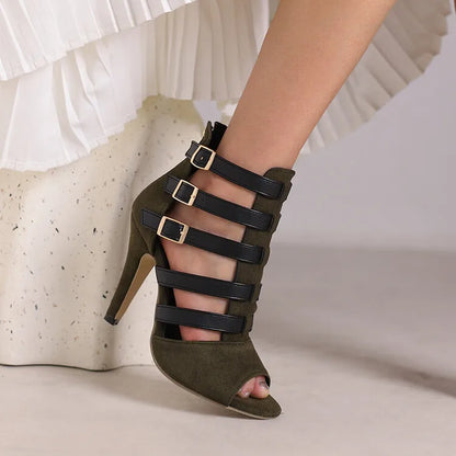 Funki Findz | Shoes | Women's Spike Heel Gladiator Sandals