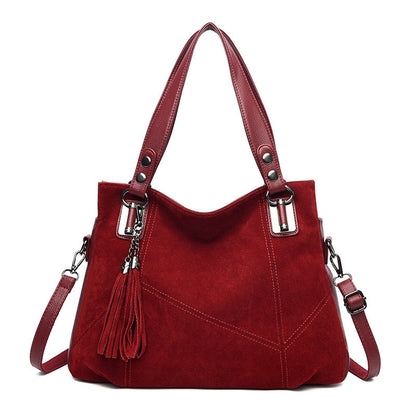 Funki Findz | Bags | Handbags | Women's Suede Shoulder Bag