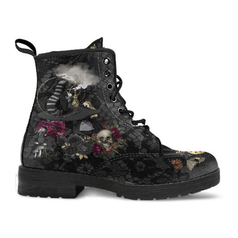 Funki Findz | Boots | Women's British Style Lace up Ankle Boots