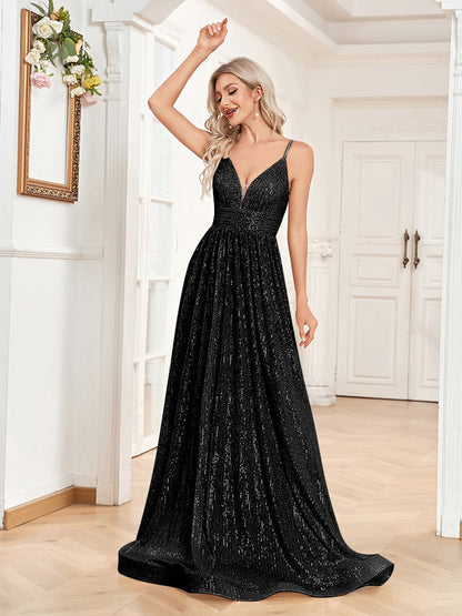 Funki Findz | Dresses | Women's Luxury Strappy Evening Dress