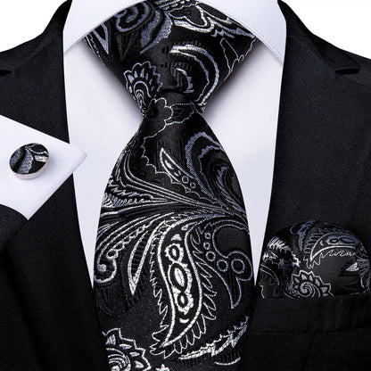 Funki Findz | Neckties | Men's 3Pcs Paisley Wedding Tie Sets
