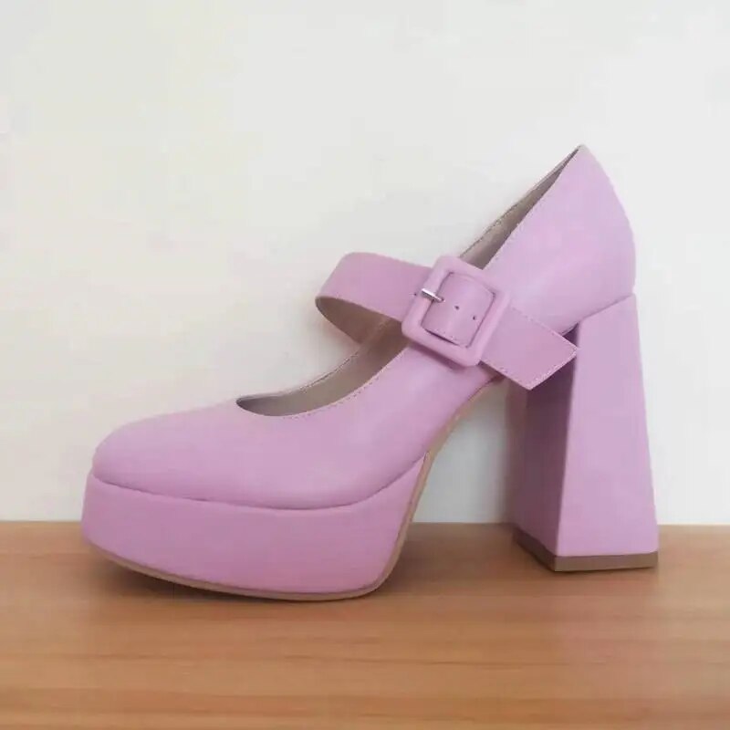 Funki Findz | Shoes | Women's Mary Jane Platform High Heels
