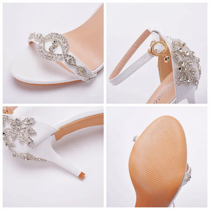 Funki Findz | Shoes | Women's Sweet Low Heel Beaded Sandals