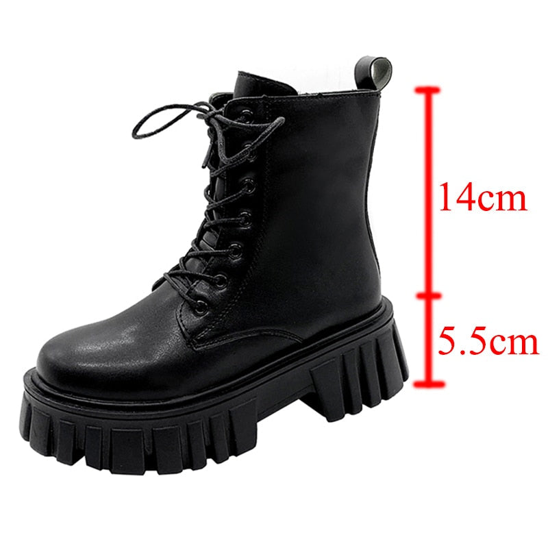 Funki Findz | Boots | Women's Gothic Punk Chunky Platform Boot