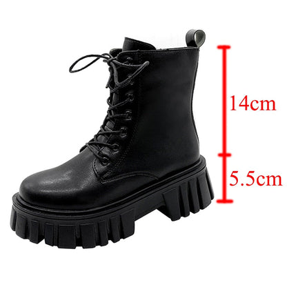 Funki Findz | Boots | Women's Gothic Punk Chunky Platform Boot