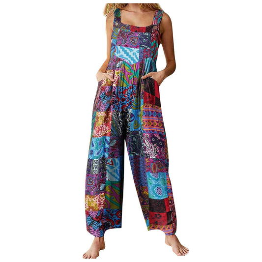 Funki Findz | Pants | Women's Loose Fit Romper | Wide Leg