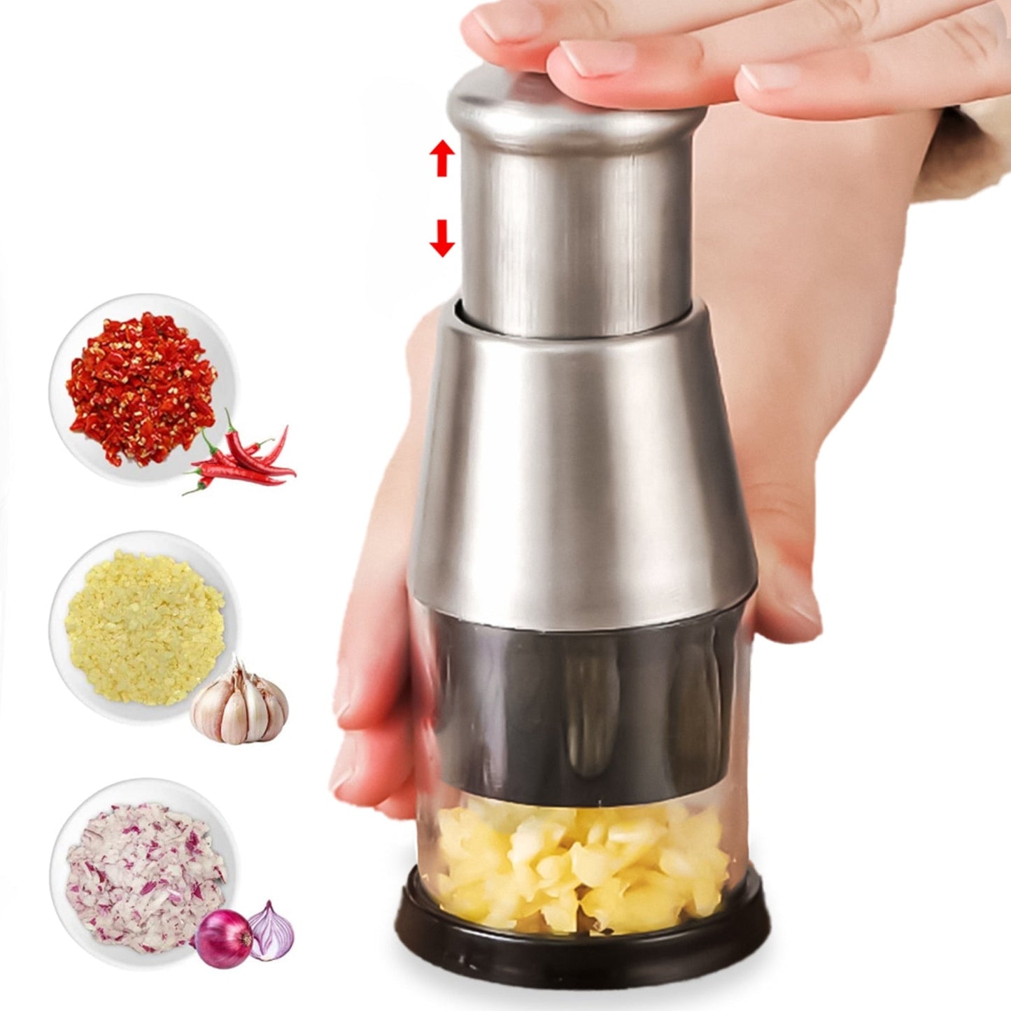 Funki Findz | Mortar and Pestles | Wood Garlic Spice Crusher