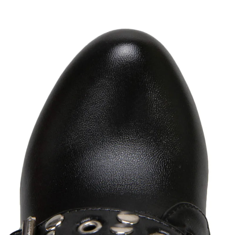 Funki Findz | Boots | Women's Buckle Strap Platform Ankle Boots
