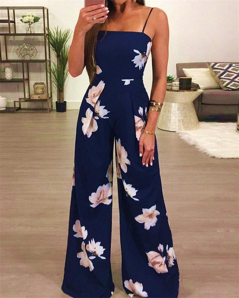 Funki Findz | Pants | Women's Floral Jumpsuit Summer Romper