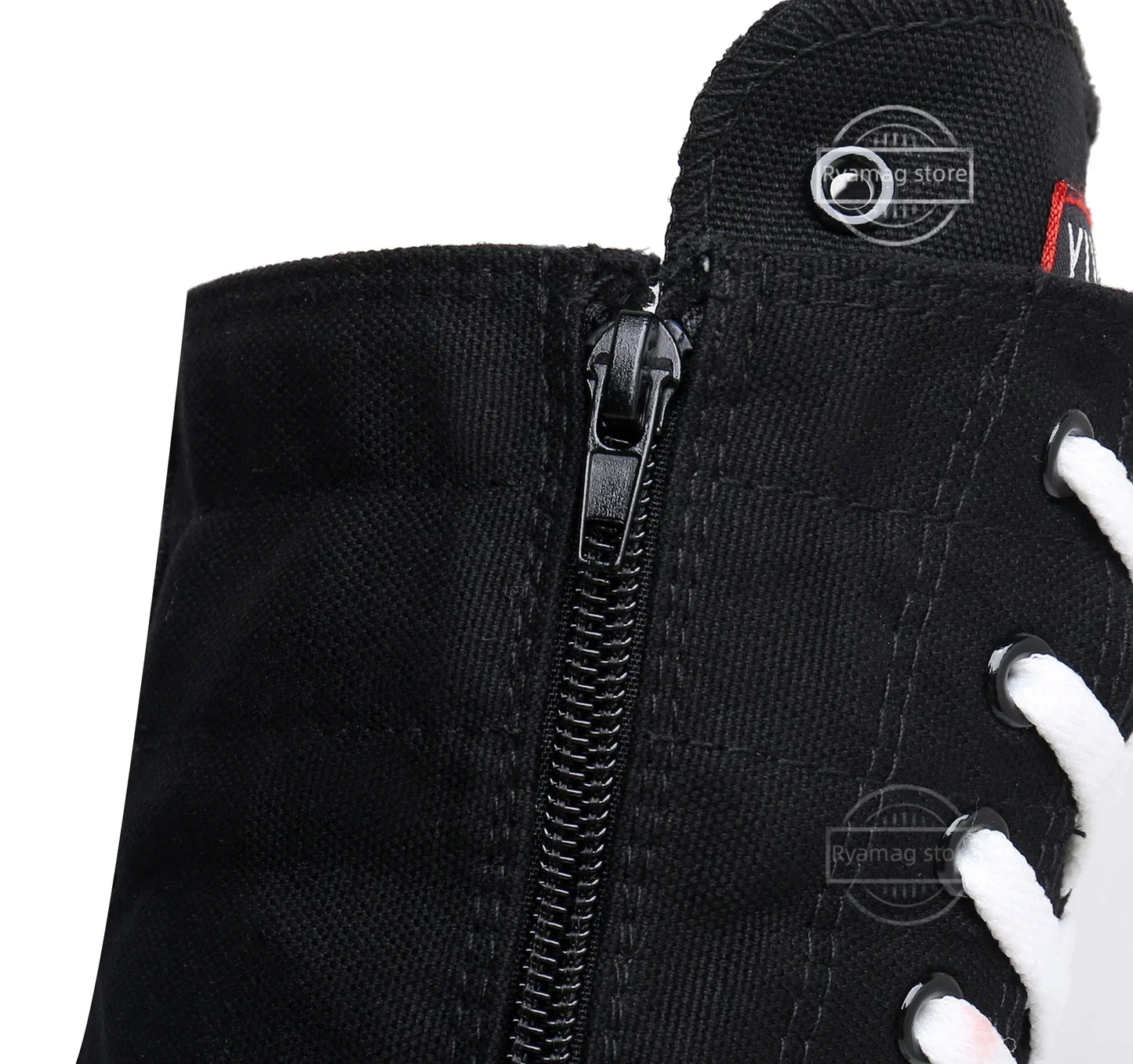 Funki Findz | Boots | Women's High Top Lace Up Canvas Boots