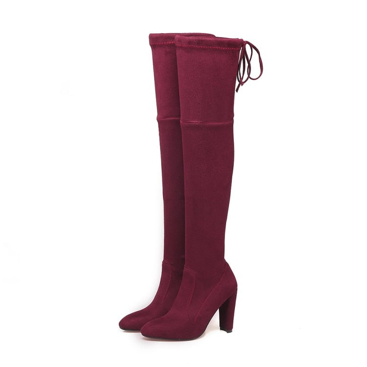 Funki Findz | Boots | Women's Over-the-Knee High Chelsea Boot