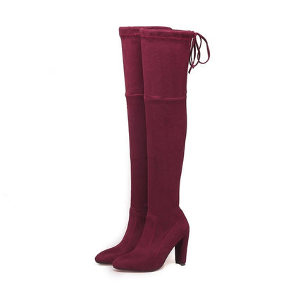 Funki Findz | Boots | Women's Over-the-Knee High Chelsea Boot