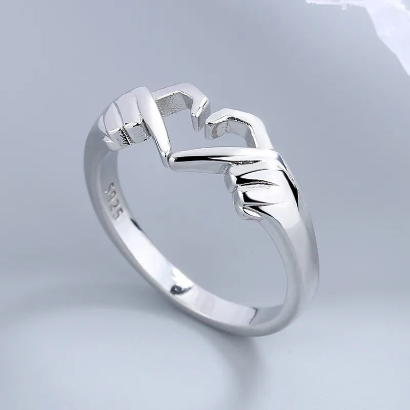 Funki Findz | Rings | Women's Love Heart Hand Gesture Ring