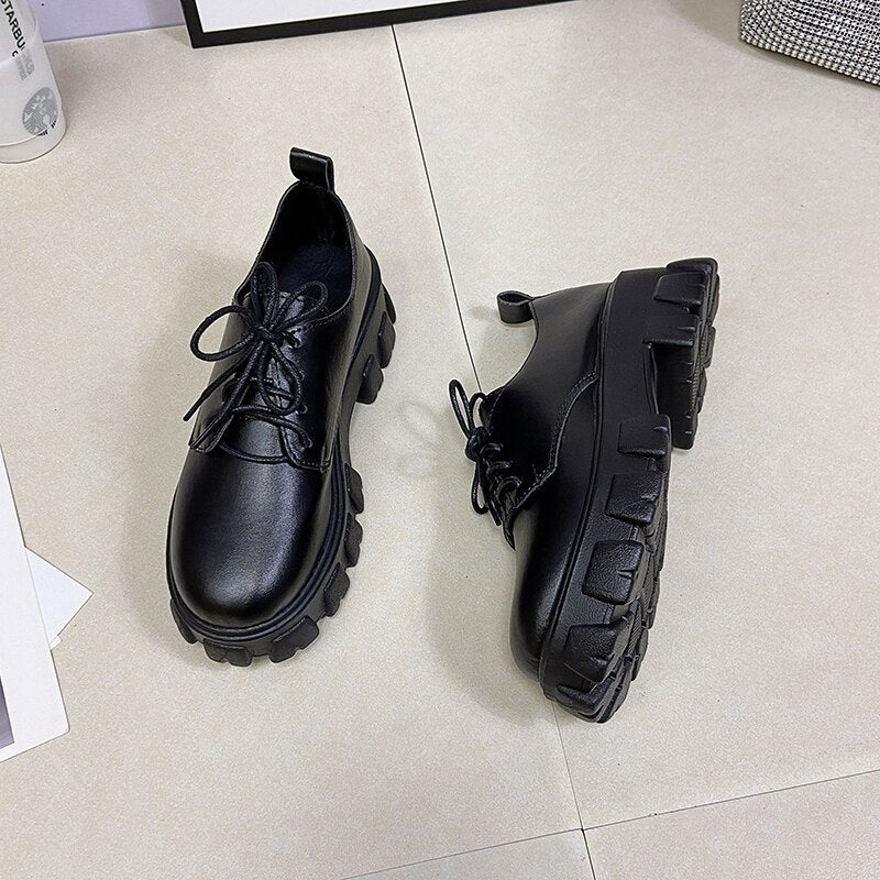 Funki Findz | Shoes | Women's Flat Gothic Punk Lace Up Shoes