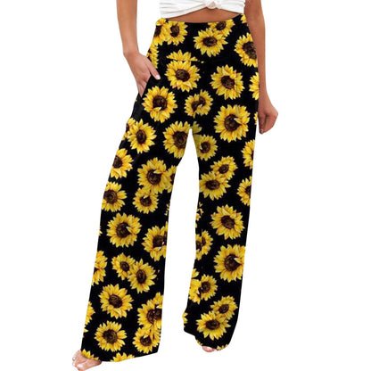 Funki Findz | Pants | Women's Boho Wide Leg Long Pants