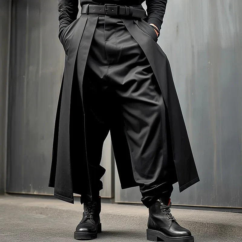 Funki Findz | Skirts | Men's Women's Irregular Pleated Pant/Skirt