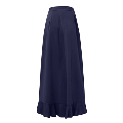 Funki Findz | Skirts | Women's Elegant Long Ruffled Skirt Pants