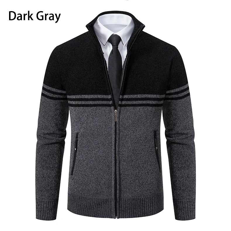 Funki Findz | Sweaters | Men's Slim Mock Neck Zip Up Cardigans