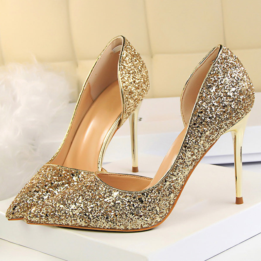 Funki Findz | Shoes | Women's Elegant Glitter Wedding Shoes