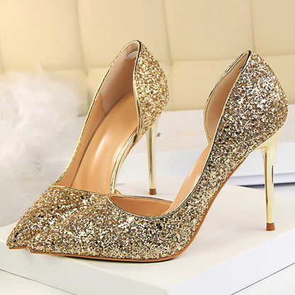 Funki Findz | Shoes | Women's Elegant Glitter Wedding Shoes