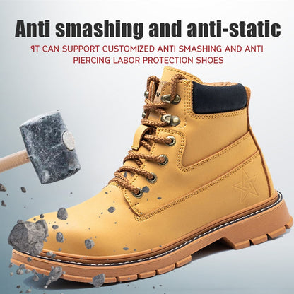 Funki Findz | Boots | Men's Steel Cap Toe High-Top Work Boots