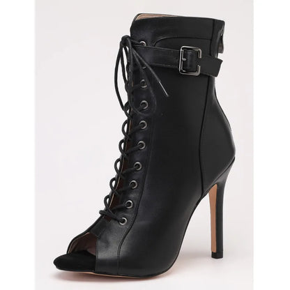 Funki Findz | Boots | Women's High Heel Lace Up Dance Shoes