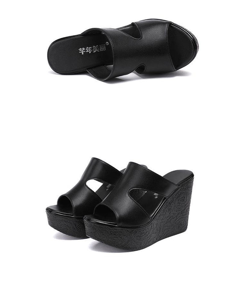 Funki Findz | Shoes | Women's High Heel Gothic Wedge Sandals