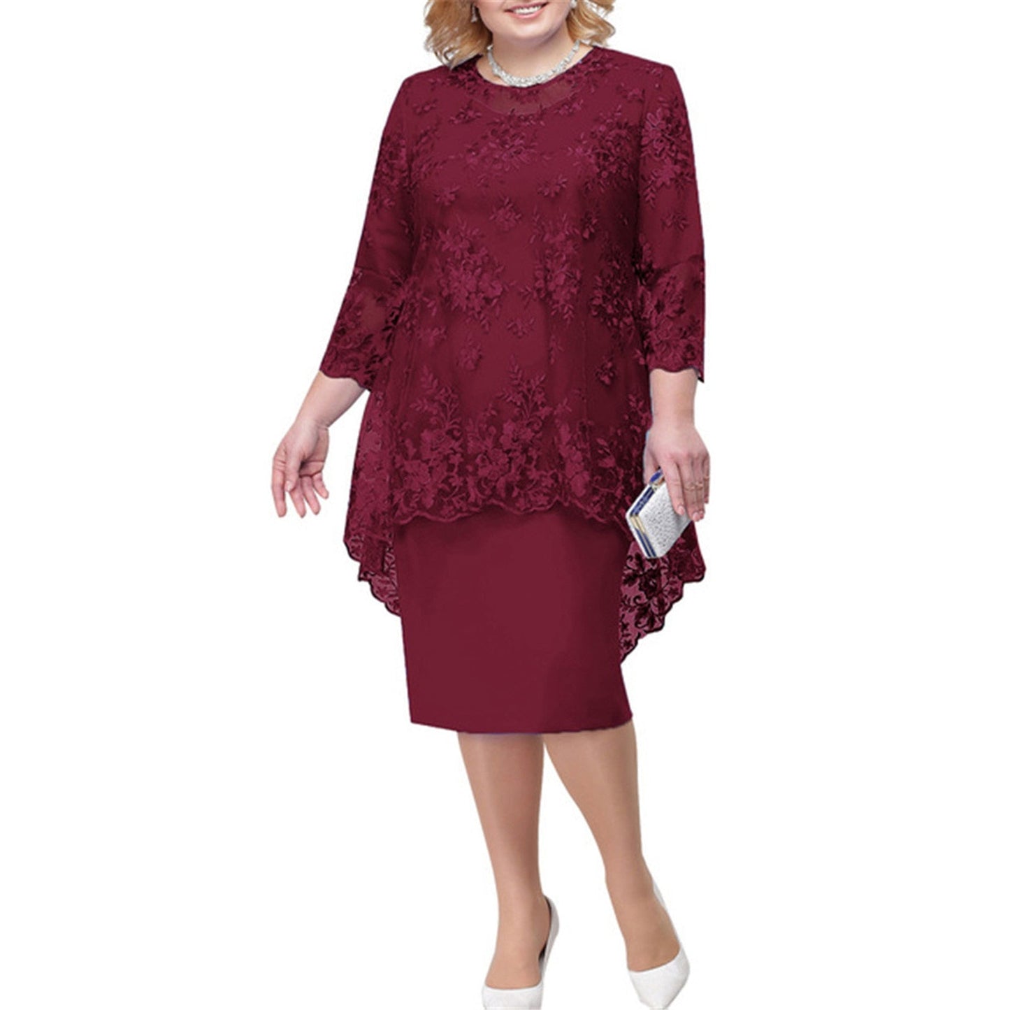 Funki Findz | Dresses | Women's Mother of The Bride Midi Dress