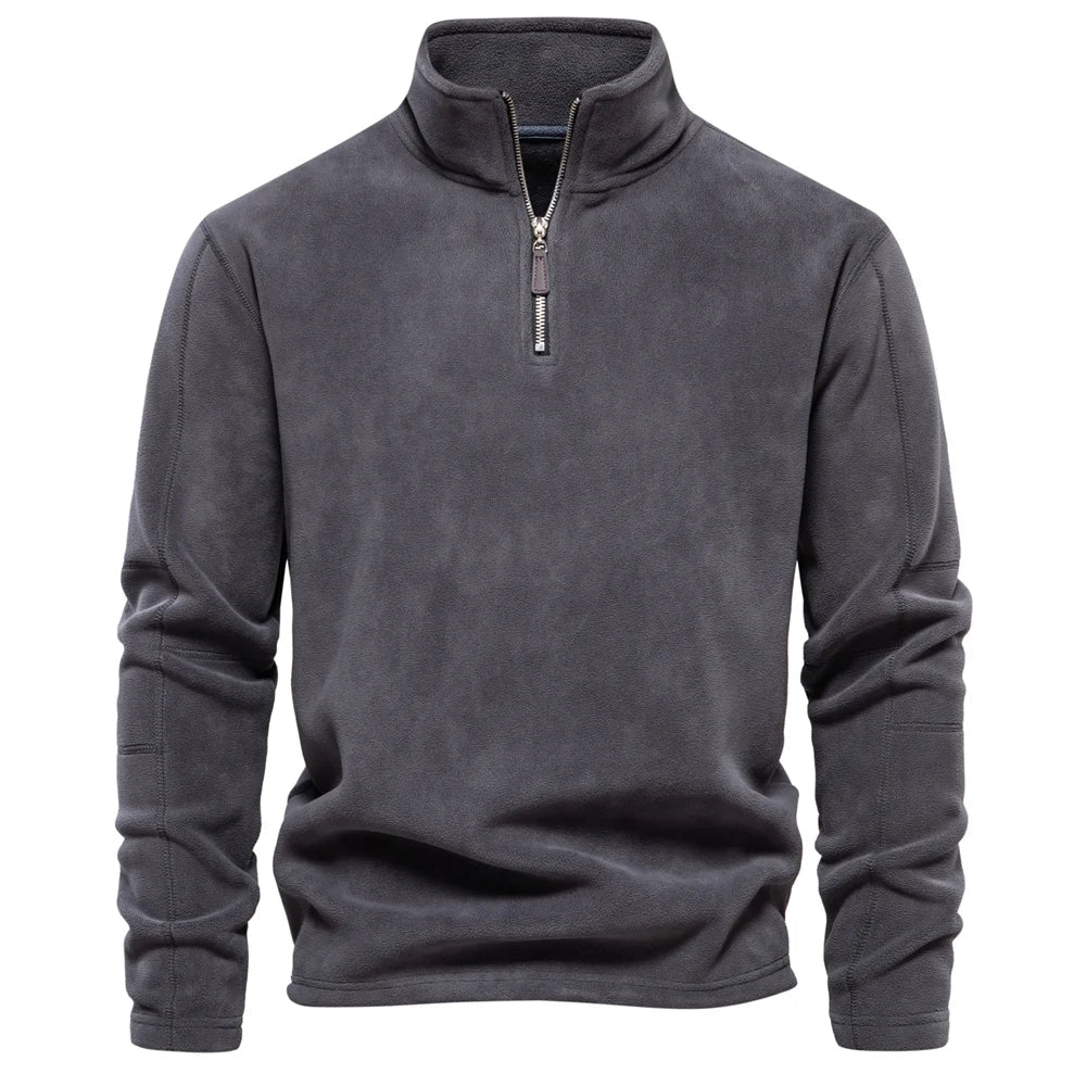 Funki Findz | Sweaters | Men's Warm Mock Neck Fleece Pullover