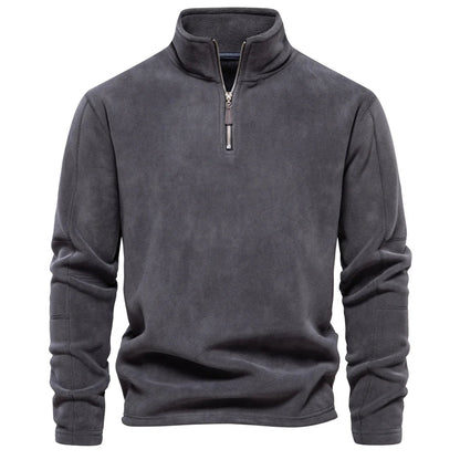 Funki Findz | Sweaters | Men's Warm Mock Neck Fleece Pullover