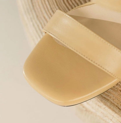 Funki Findz | Shoes | Women's Genuine Leather Chunky Sandals