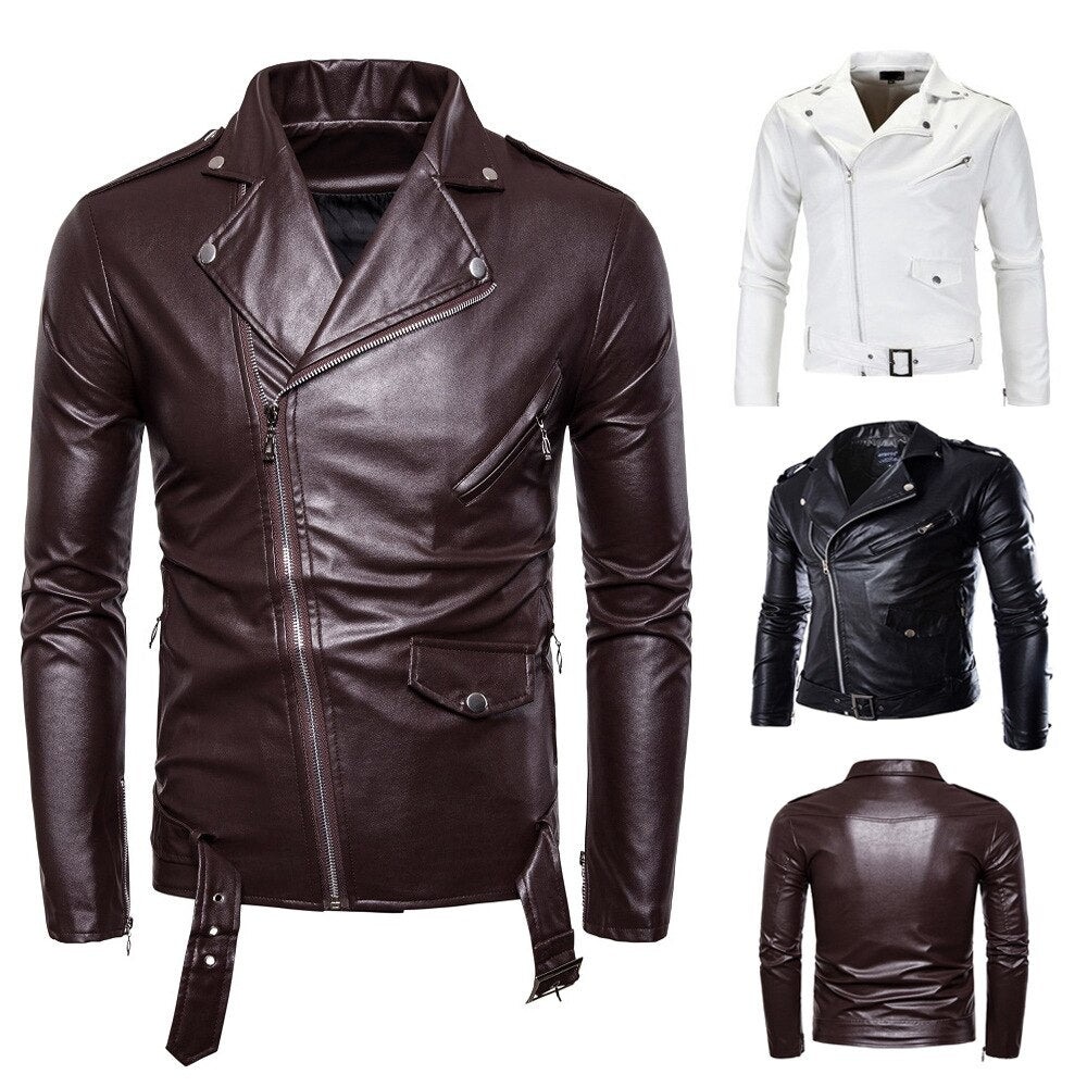 Funki Findz | Jackets | Men's Women's PU Leather Biker Jacket