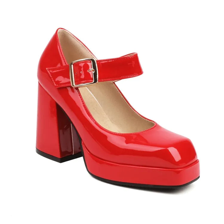 Funki Findz | Shoes | Women's Bright Patent Mary Jane Pumps